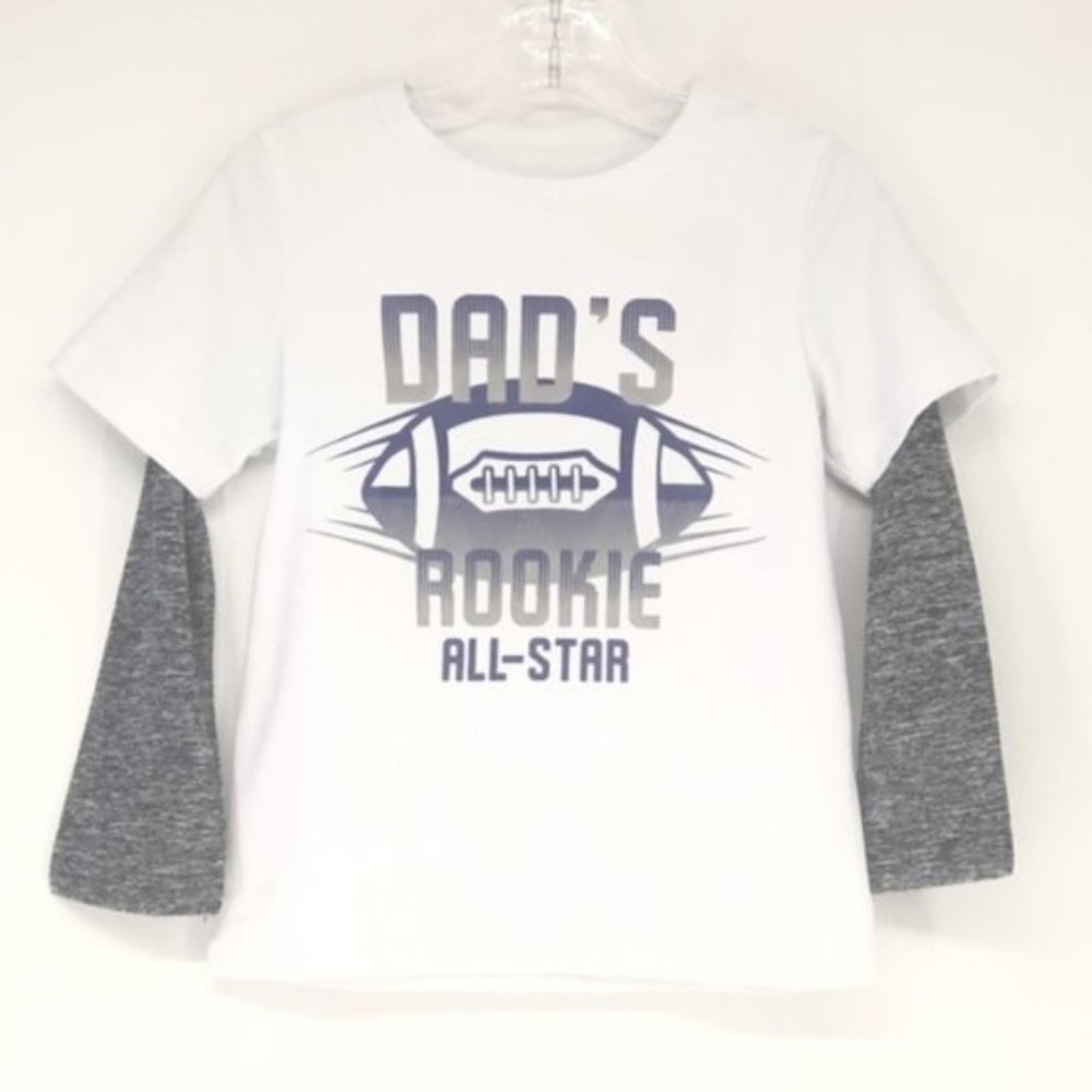 Children’s Place Shirt Football White Blue